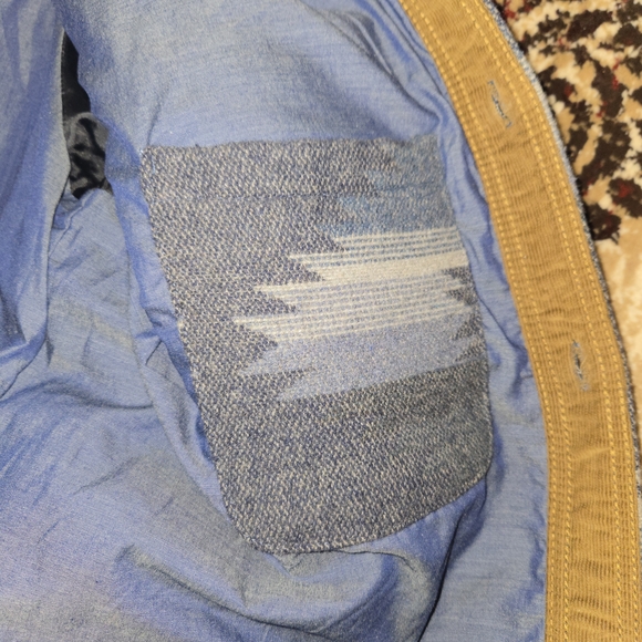 Jachs New York Men’s XXL Wool Blend Shirt Jacket Aztec Blue Lined Shacket - Picture 9 of 12